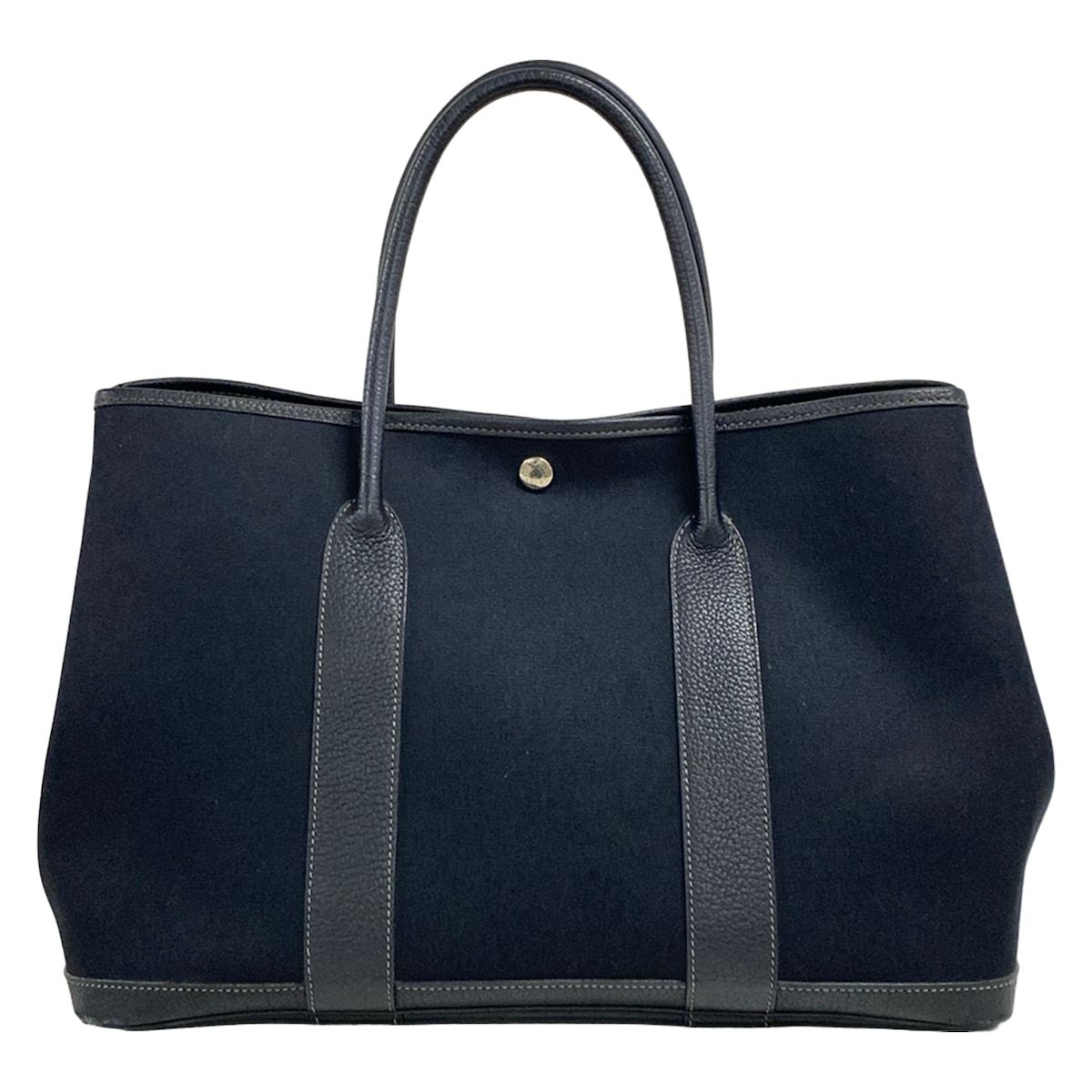 Hermes Tote Garden Party PM Black Silver — view 3