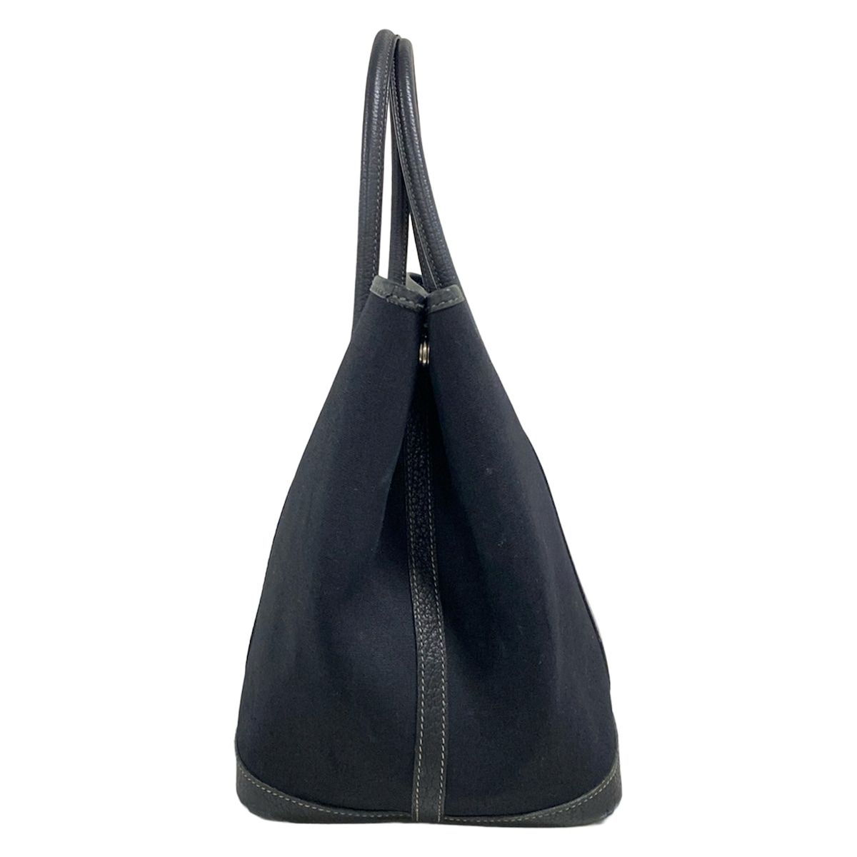 Hermes Tote Garden Party PM Black Silver — view 4