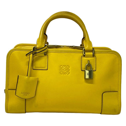 Loewe Handbag Amazona 400 Yellow Leather