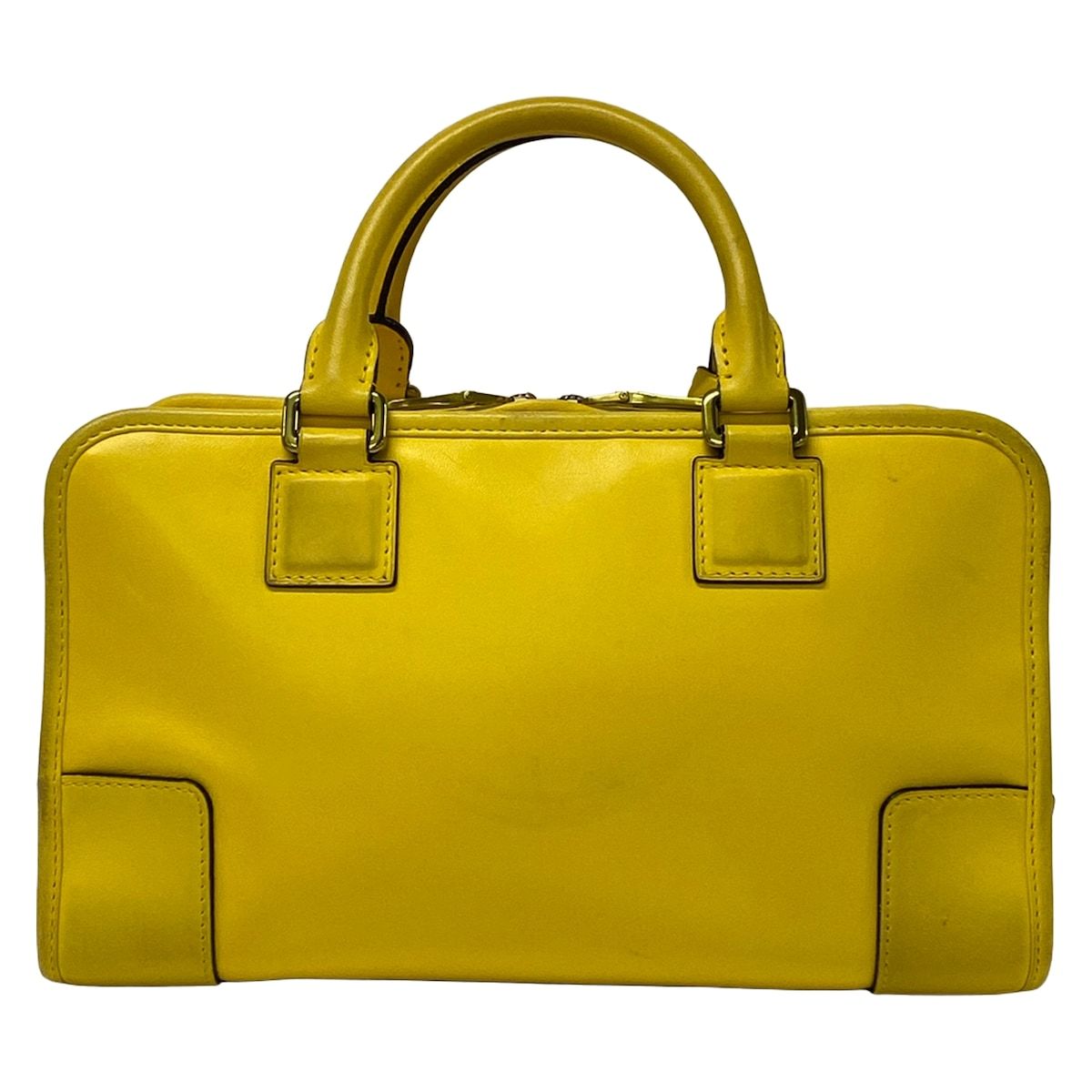 Loewe Handbag Amazona 400 Yellow Leather — view 3