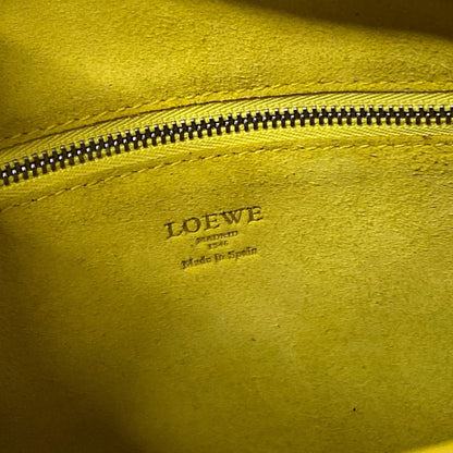 Loewe Handbag Amazona 400 Yellow Leather — view 9