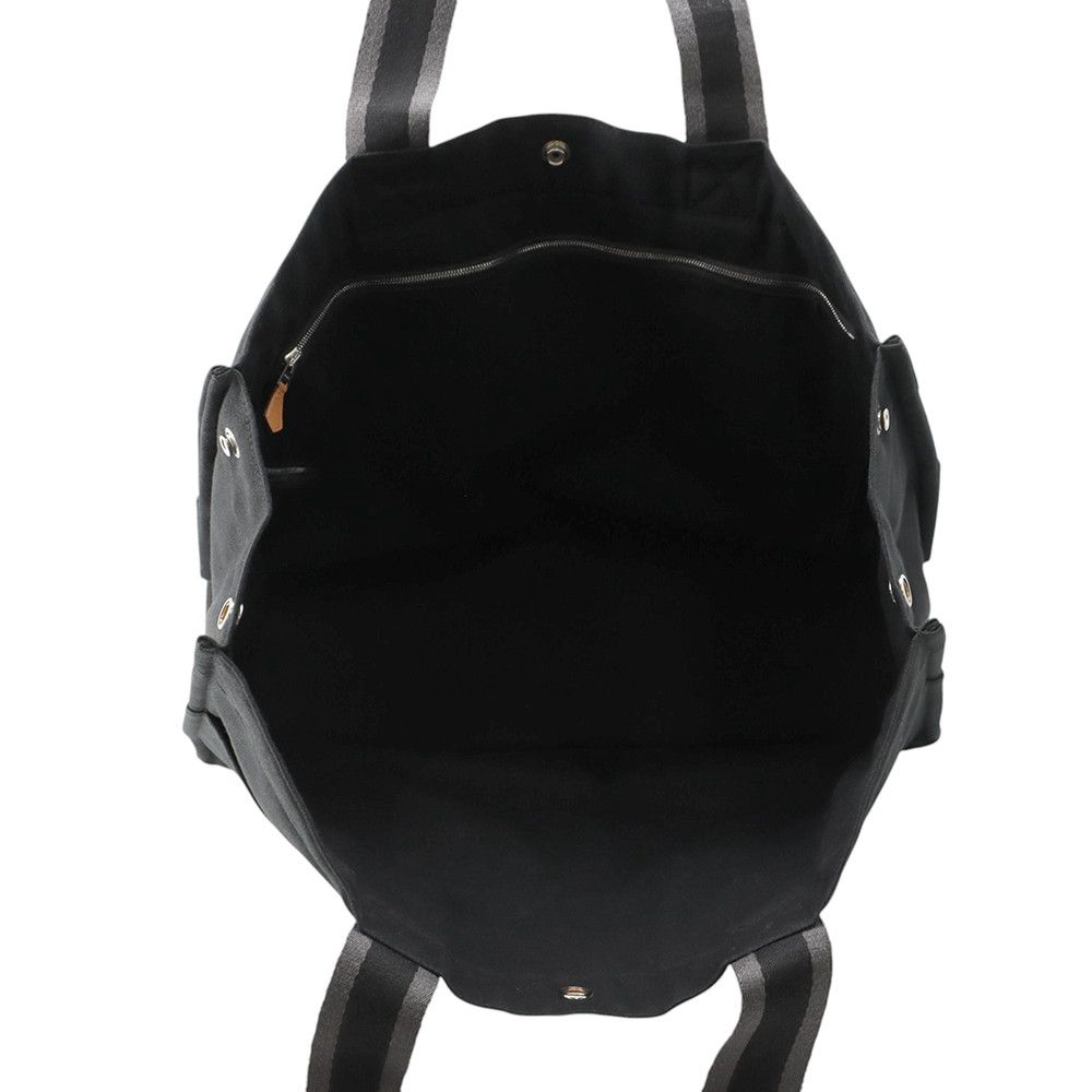 Hermes Tote Fourre Tout GM Canvas Black — view 5
