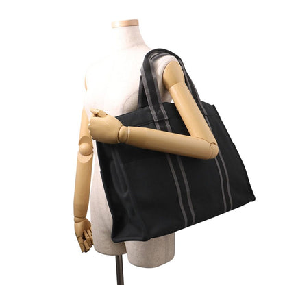 Hermes Tote Fourre Tout GM Canvas Black — view 4