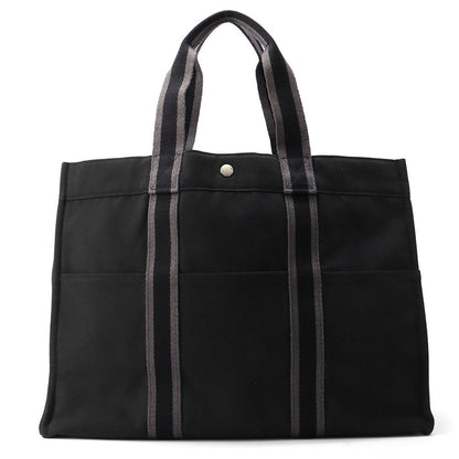 Hermes Tote Fourre Tout GM Canvas Black
