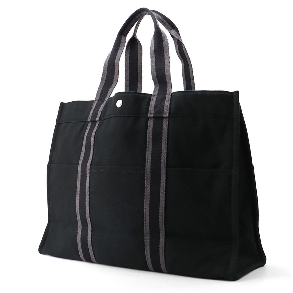 Hermes Tote Fourre Tout GM Canvas Black — view 2