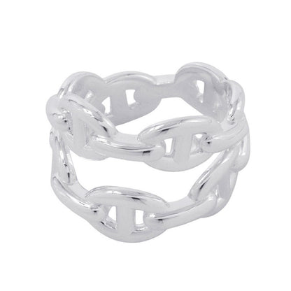 Hermes Ring Chaine D'ancre Double Row