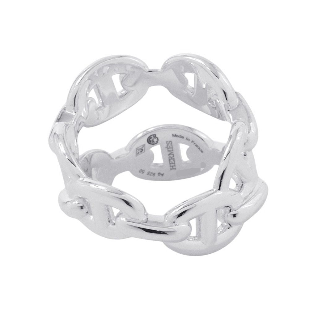 Hermes Ring Chaine D'ancre Double Row — view 3