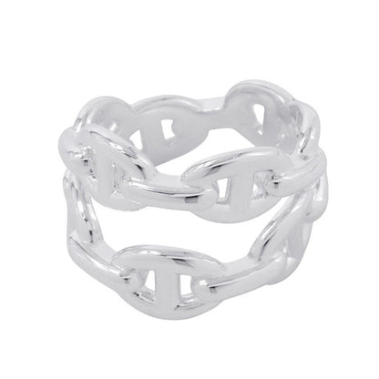 Hermes Ring Chaine D'ancre Double Row