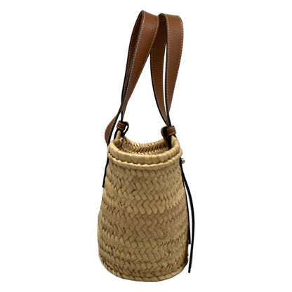 Loewe Tote Basket Beige Brown Leather — view 2