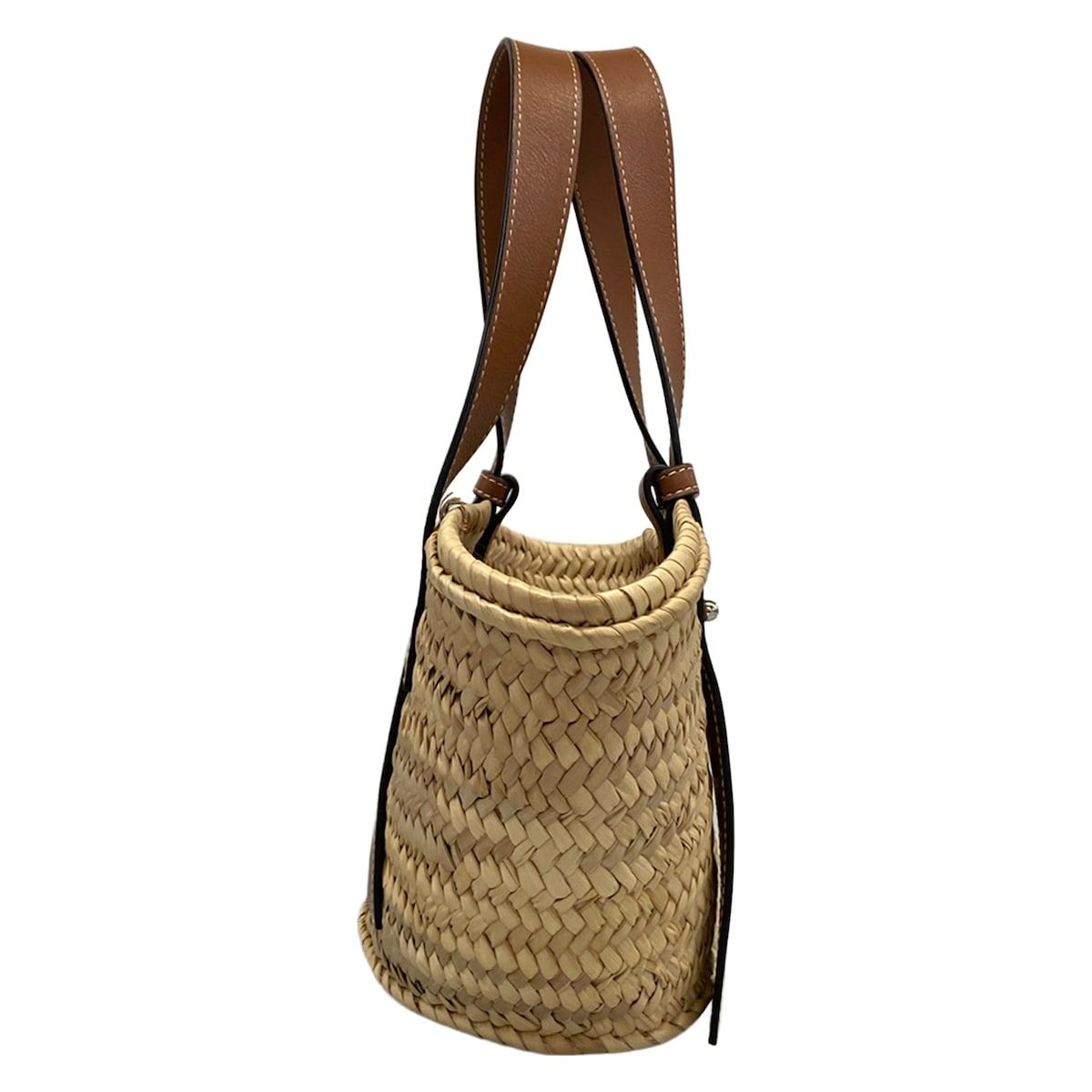 Loewe Tote Basket Beige Brown Leather — view 4
