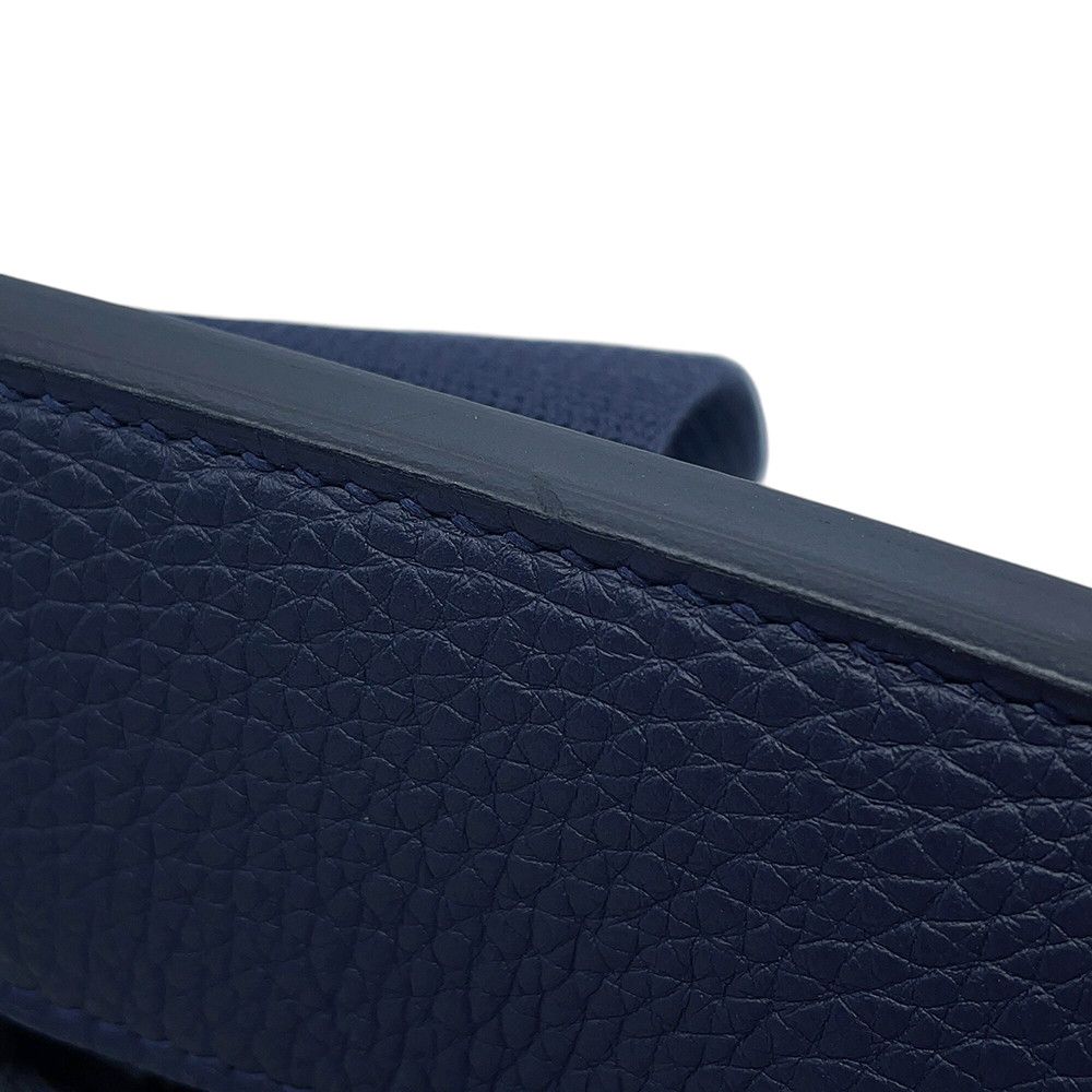 Hermes Belt Bag Kelly Hac a Dos PM Blue Nuit Silver Togo — view 8