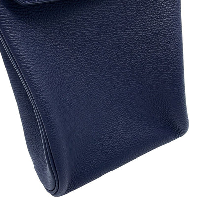 Hermes Belt Bag Kelly Hac a Dos PM Blue Nuit Silver Togo — view 6