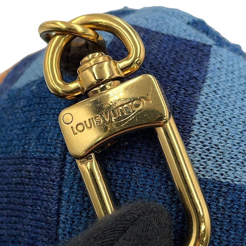 Louis Vuitton Bag Charm LV Bear Faux Fur Black — view 8