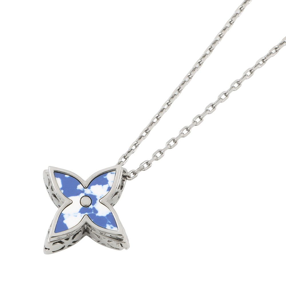 Louis Vuitton Necklace Flower Rocket Pendant