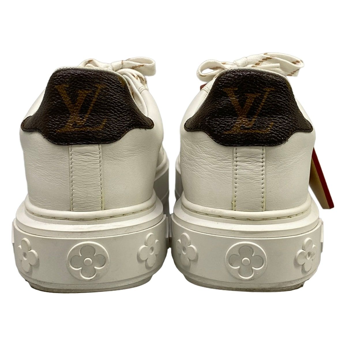 Louis Vuitton Sneakers 36 White Beige Leather — view 6