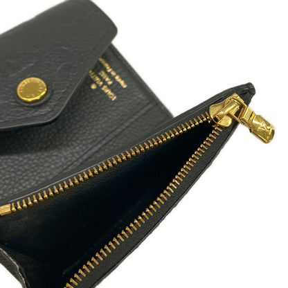 Louis Vuitton Trifold Wallet Monogram Empreinte Portefeuille Zoe Noir Leather — view 4