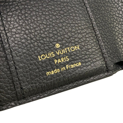 Louis Vuitton Trifold Wallet Monogram Empreinte Portefeuille Zoe Noir Leather — view 5