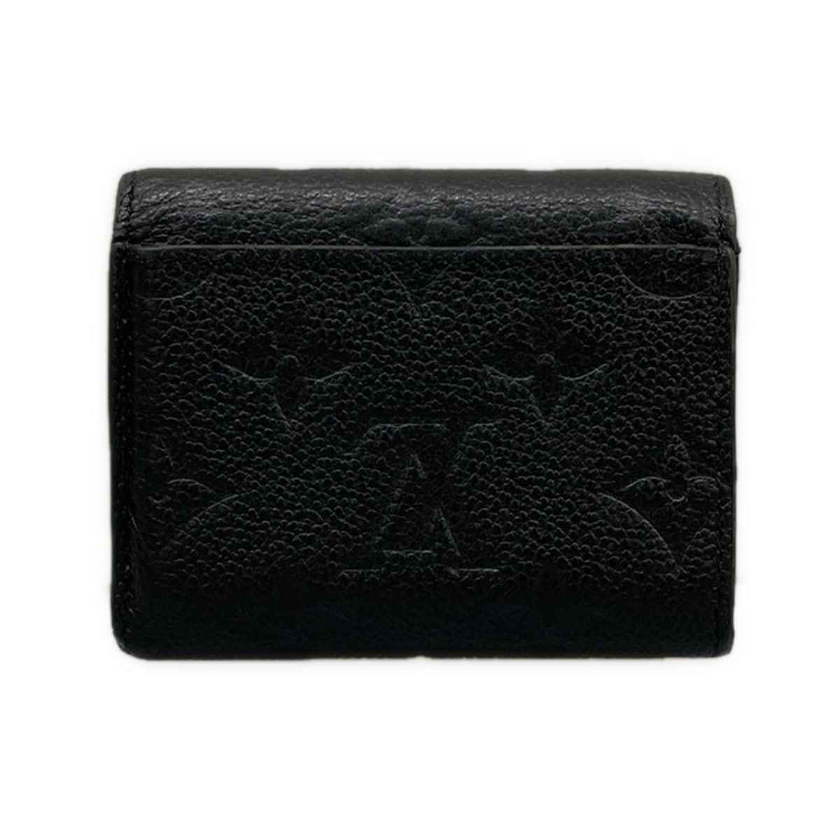 Louis Vuitton Trifold Wallet Monogram Empreinte Portefeuille Zoe Noir Leather — view 2