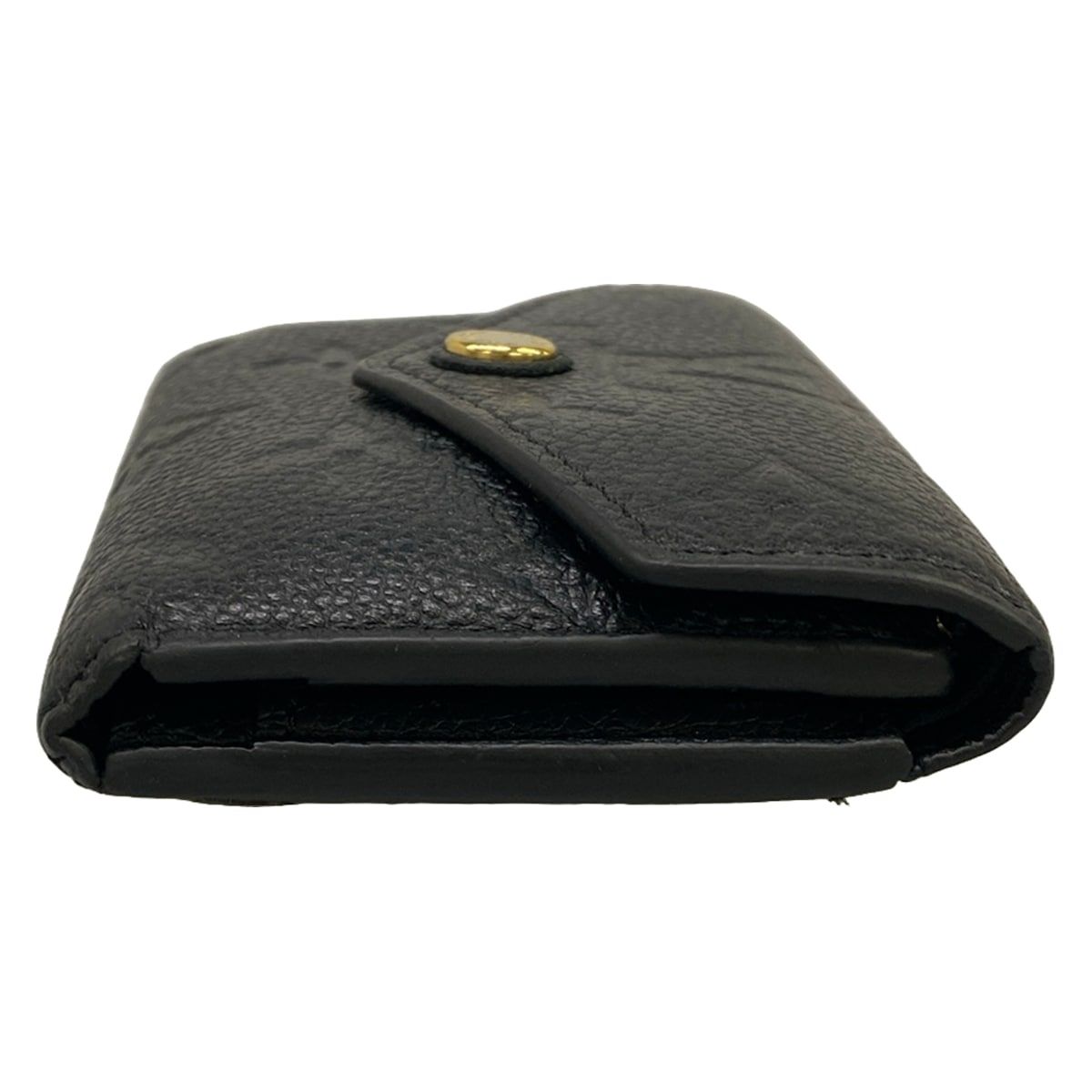 Louis Vuitton Trifold Wallet Monogram Empreinte Portefeuille Zoe Noir Leather — view 8