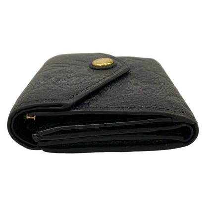 Louis Vuitton Trifold Wallet Monogram Empreinte Portefeuille Zoe Noir Leather — view 9