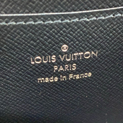 Louis Vuitton Coin Case Cruise Collection Zippy Purse Steel Blue Leather Cowhide — view 4