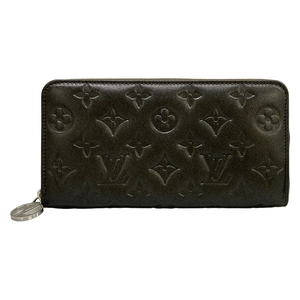 Louis Vuitton Wallet Cousin Zippy Anthracite Leather