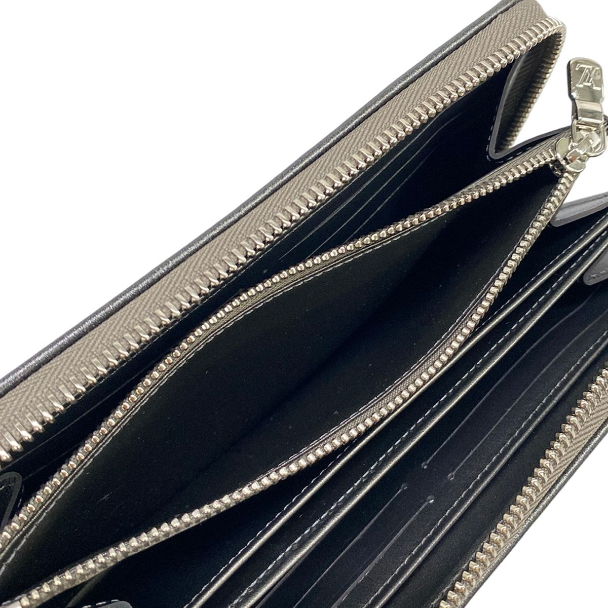 Louis Vuitton Wallet Cousin Zippy Anthracite Leather — view 4