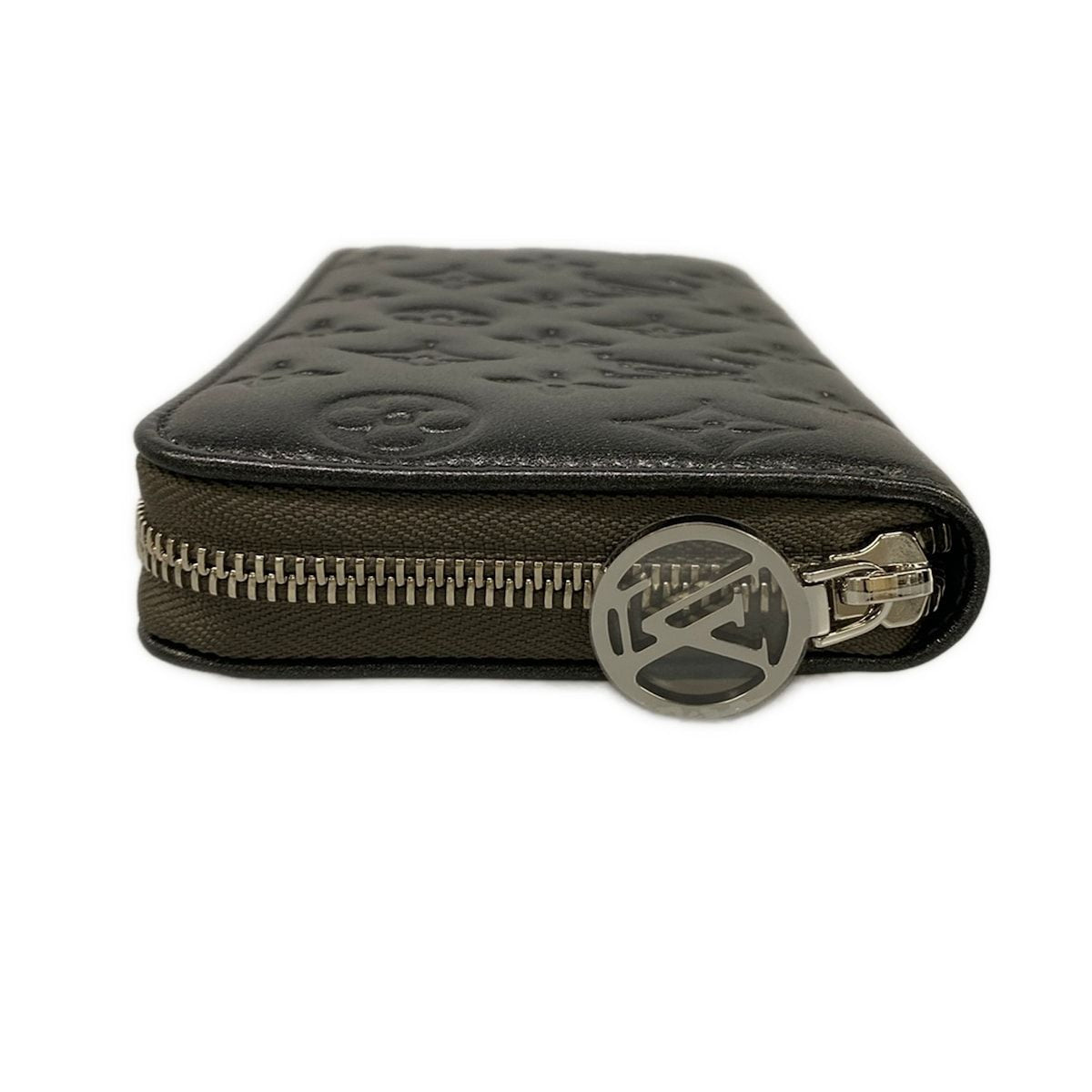 Louis Vuitton Wallet Cousin Zippy Anthracite Leather — view 9