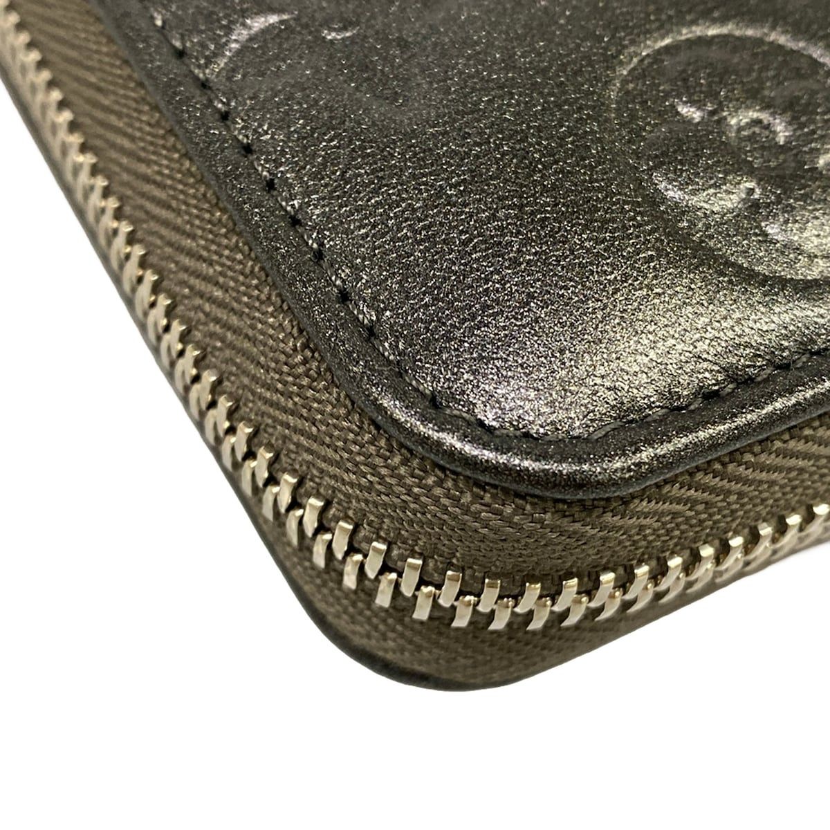 Louis Vuitton Wallet Cousin Zippy Anthracite Leather — view 7