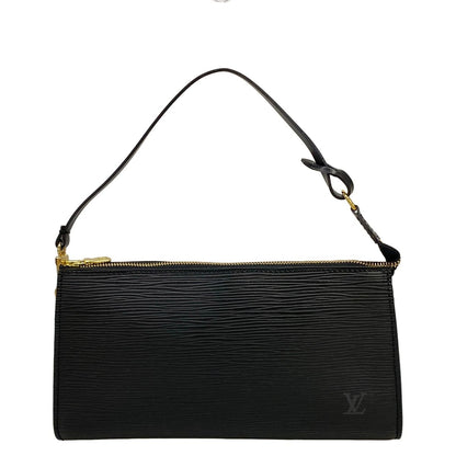 Louis Vuitton Handbag Epi Pochette 24 Noir Leather