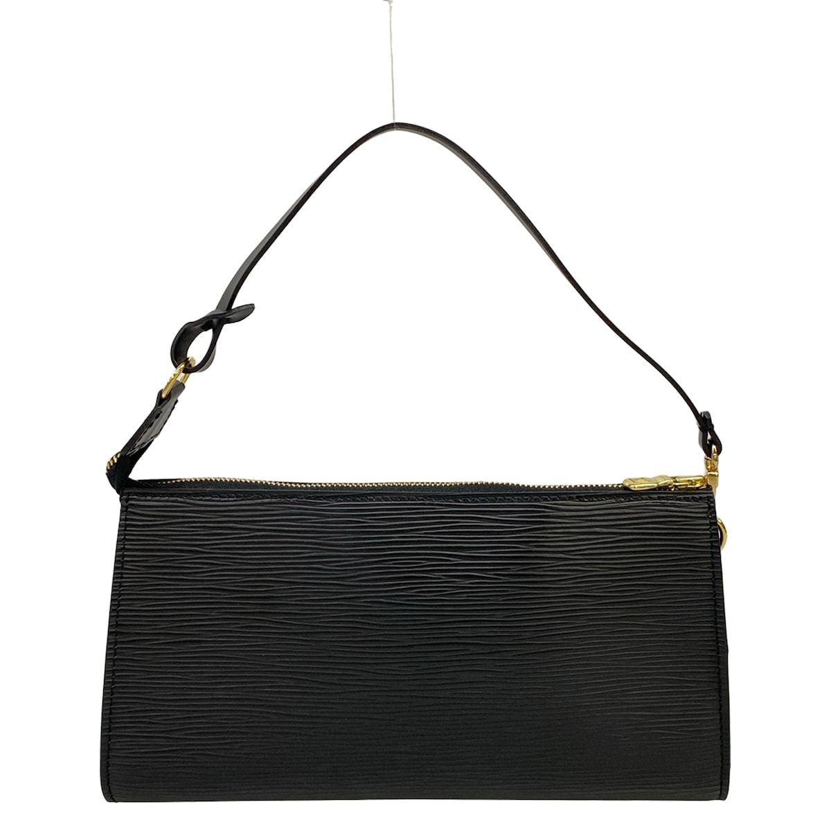 Louis Vuitton Handbag Epi Pochette 24 Noir Leather — view 3