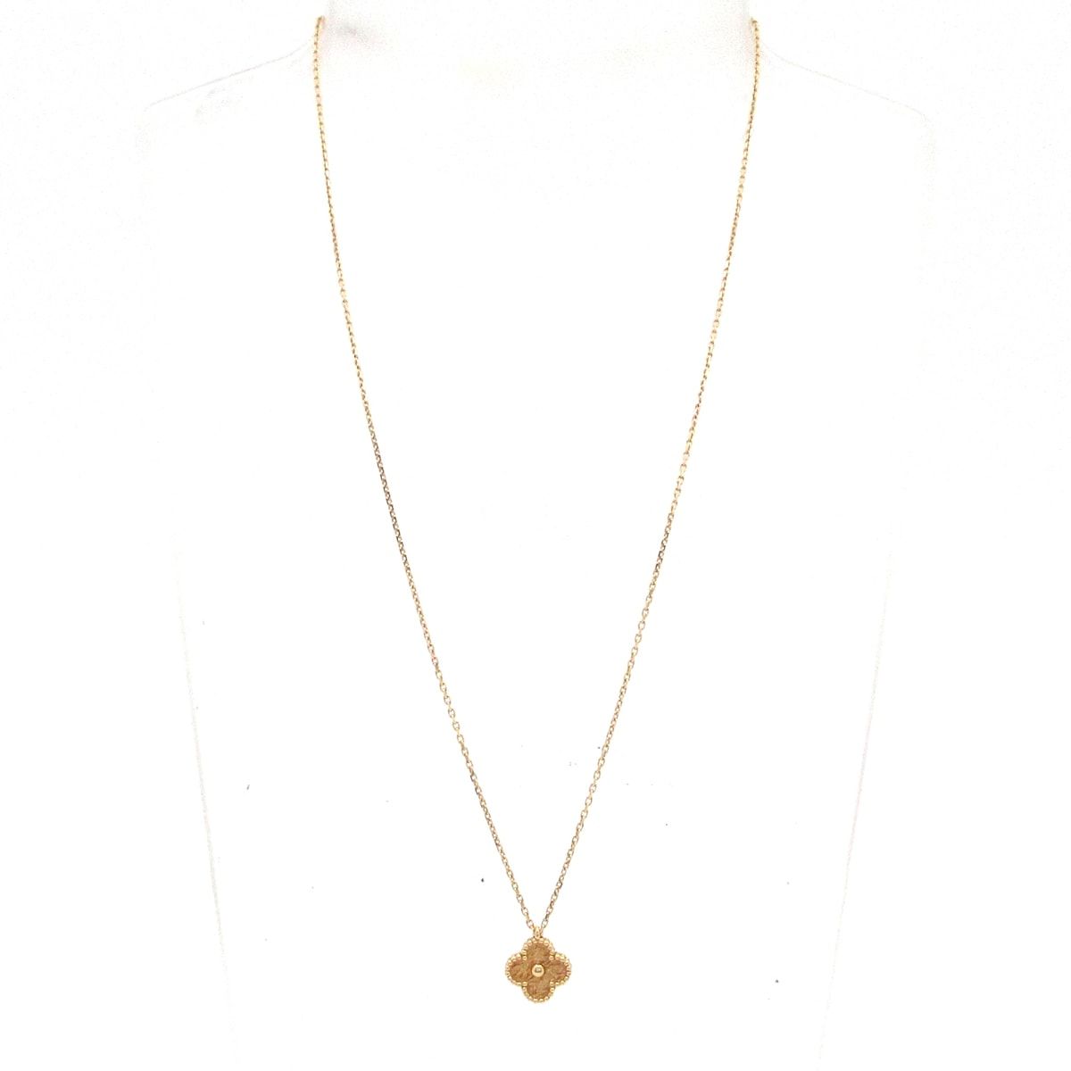 Van Cleef & Arpels Necklace Sweet Alhambra 18k Pink Gold — view 2