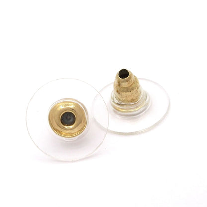 Chanel Earrings Gold Clear Ivory Star CC Logo — view 6