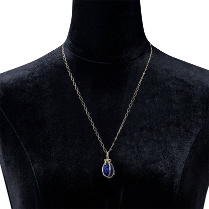 Tiffany & Co Jean Cheran Badger Egg Charm Lapis Lazuli Necklace — view 4