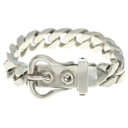 Hermes Vintage Boucle Selier GM Bracelet Silver