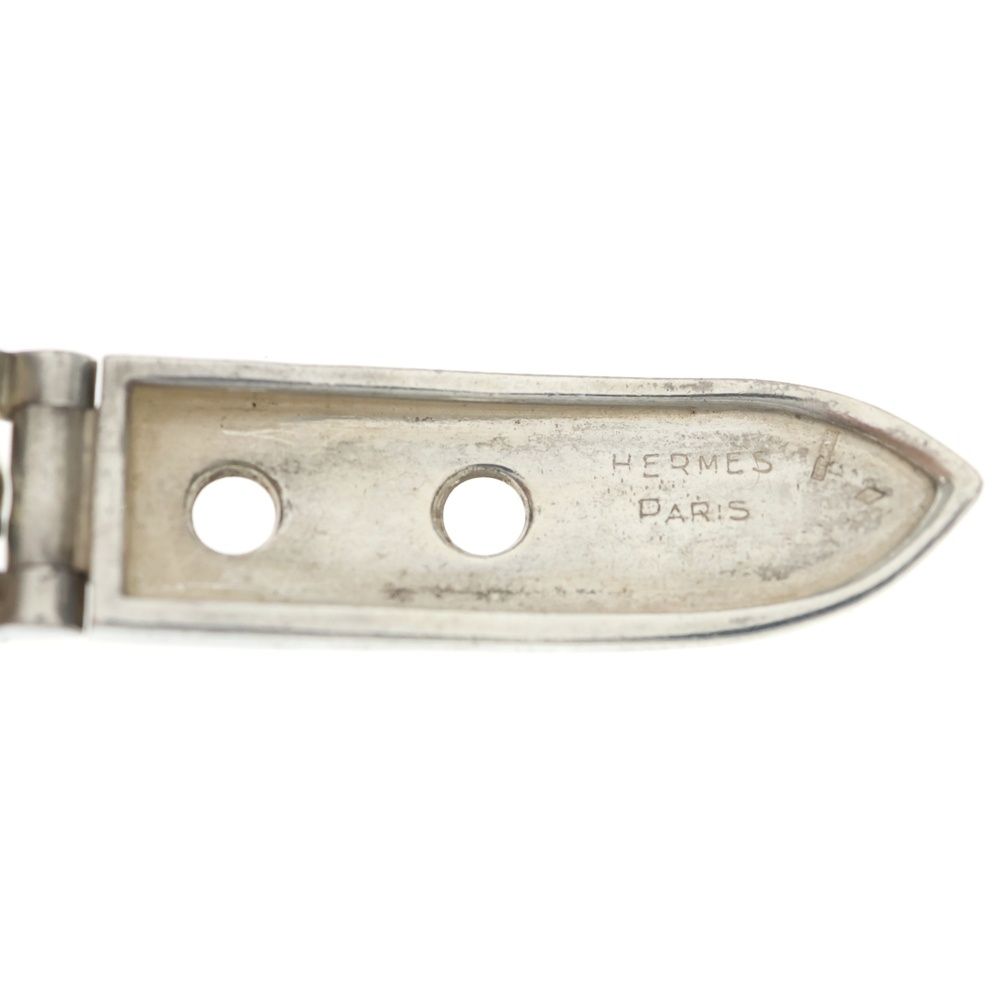 Hermes Vintage Boucle Selier GM Bracelet Silver — view 6