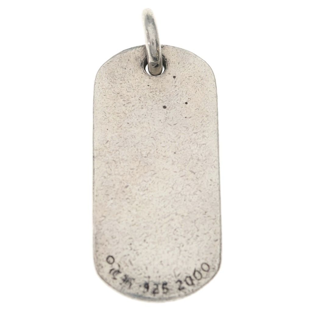 Chrome Hearts Raised Star Dogtag Dog Tag la Limited Silver Necklace Top — view 2