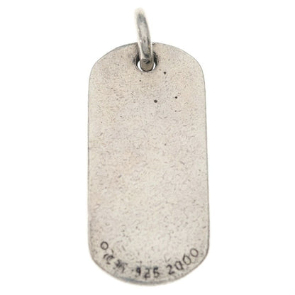 Chrome Hearts Raised Star Dogtag Dog Tag la Limited Silver Necklace Top — view 2