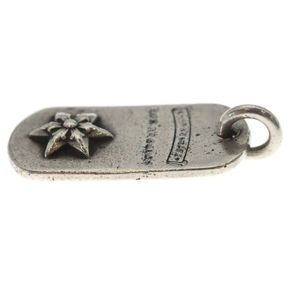 Chrome Hearts Raised Star Dogtag Dog Tag la Limited Silver Necklace Top — view 3