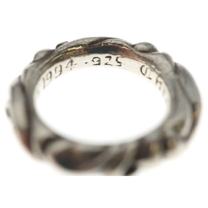 Chrome Hearts Scrl Band Scroll Ring Silver — view 6