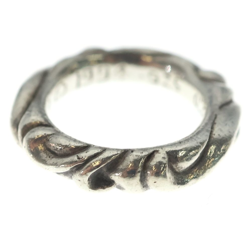 Chrome Hearts Scrl Band Scroll Ring Silver — view 2