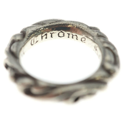 Chrome Hearts Scrl Band Scroll Ring Silver — view 5