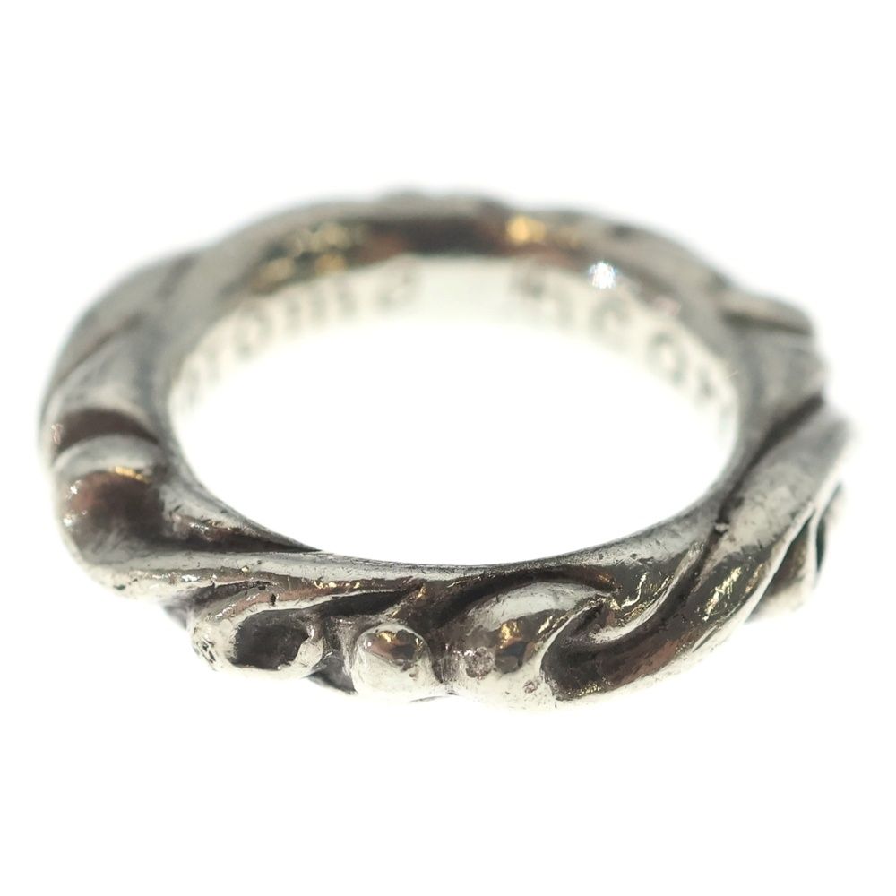 Chrome Hearts Scrl Band Scroll Ring Silver