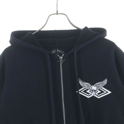 Chrome Hearts Sweatshirt HD Zip Foti Fotiback Print Zip Up Hoodie — view 3