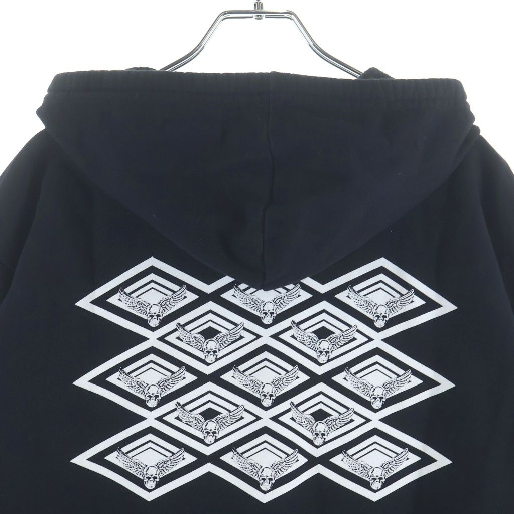Chrome Hearts Sweatshirt HD Zip Foti Fotiback Print Zip Up Hoodie — view 4