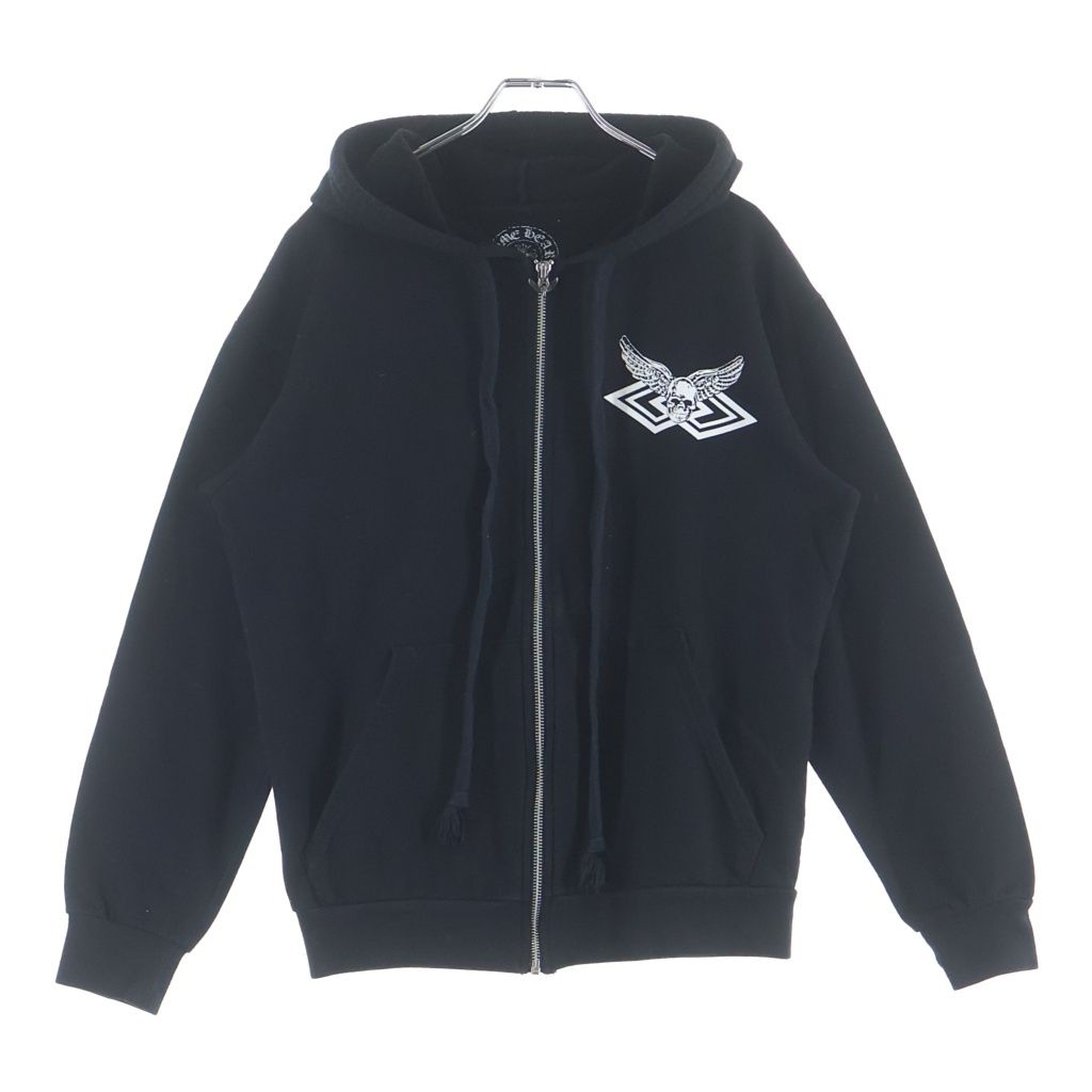 Chrome Hearts Sweatshirt HD Zip Foti Fotiback Print Zip Up Hoodie — view 2