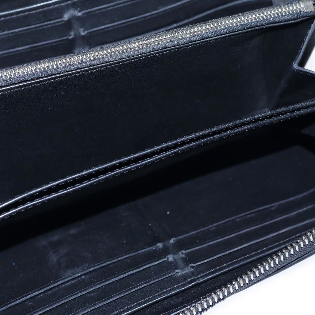 Louis Vuitton Monogram Mahina Zippy Wallet Black — view 4