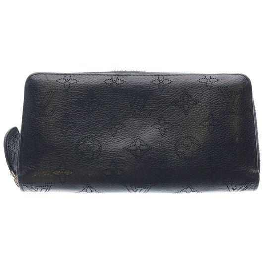 Louis Vuitton Monogram Mahina Zippy Wallet Black