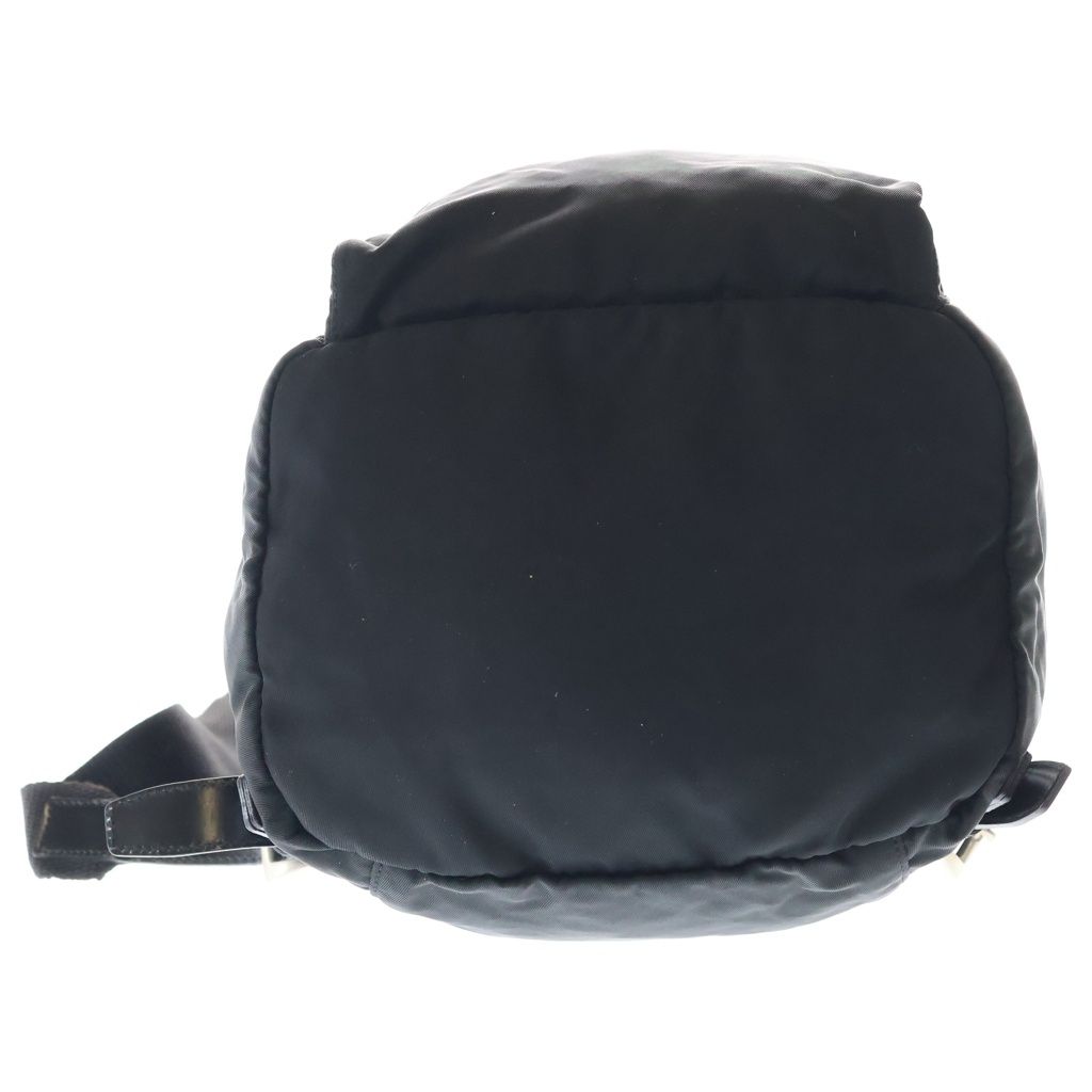 Prada Mini Backpack Black Tessuto Nylon Silver — view 5