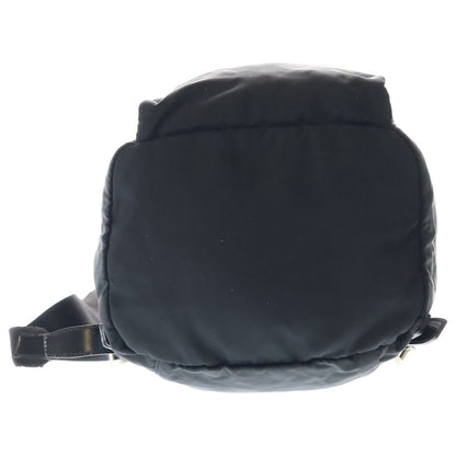 Prada Mini Backpack Black Tessuto Nylon Silver — view 5